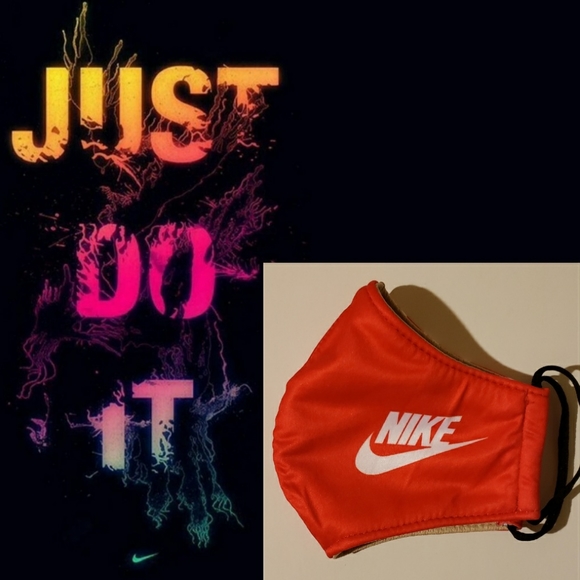 nike red face mask
